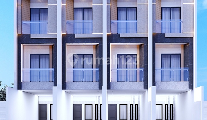 Rumah Baru Minimal Modern, Di Tanjung Duren, Bagus, Bonus Ac Rumah Bagus HGB di Tanjung Duren