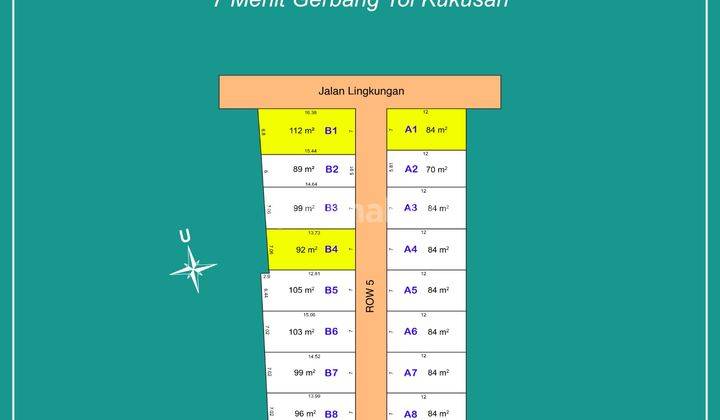 Kavling Depok 7 Menit Gerbang Tol Kukusan SHM Aman 4