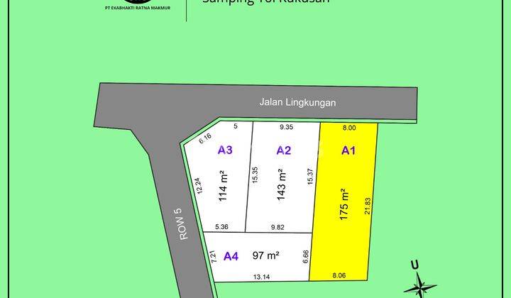 Tanah Depok Di Jual 1,5 Km Dari Gerbang Tol Margonda SHM 4