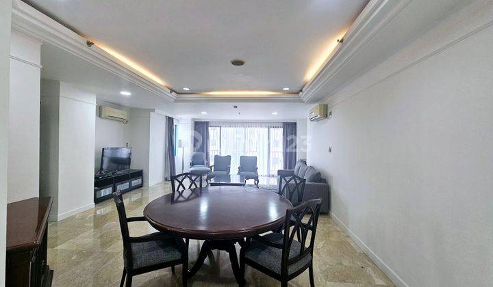 Apartment 3 Bedroom Fully Furnished View Golf Dekat Jis Dan Pim 2