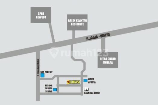 Rumah Dijual Yogyakarta, 1,5 Km Polsek Sedayu, 400 Jt An 4