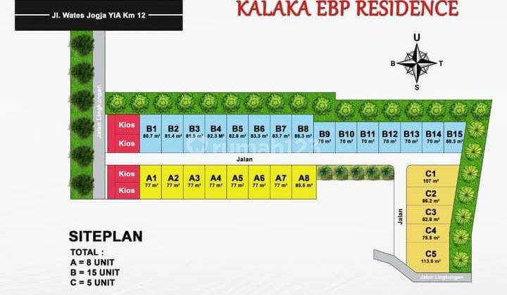 3 Km Karst Tubing Sedayu, Tipe 40, Rumah Jogja Minimalis 2