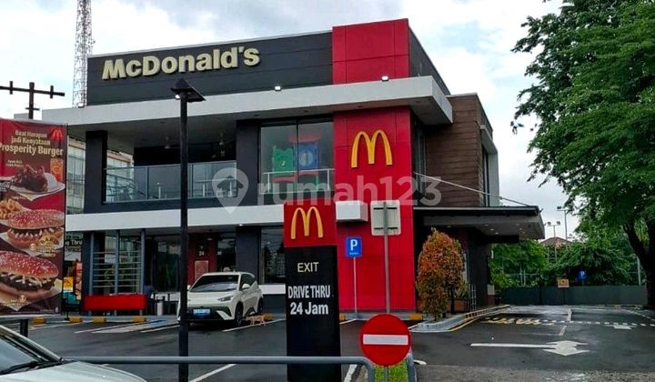 Tanah Hadap Jalan Raya 1808 M2 Bangunan Mcdonalds SHM Tanah Hadap Jalan Raya 1808 M2 Bangunan Mcdonalds SHM