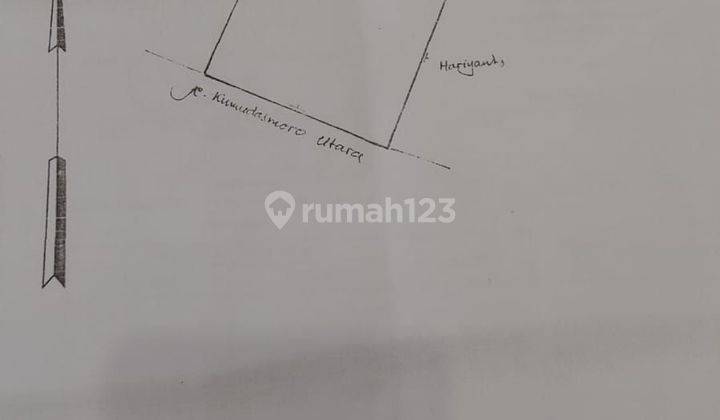 Tanah siap bangun 673 m² HGB di Jl kumudasmoro utara 2