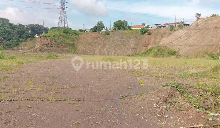 Tanah Pinggir Jalan Raya Tugusiap Pakai Cocok untuk Garasi Bengkel Pool Alat Berat