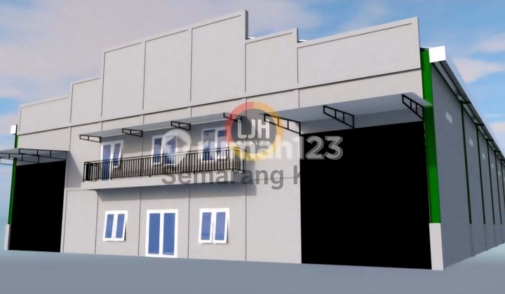 Gudang Baru Gres Ada Loading Dock Di Kawasan Industri Candi 1