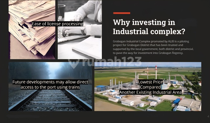 Industrial Plot Land in Grobogan Purwodadi Industrial Area Industrial Plot Land in Grobogan Purwodadi Industrial Area