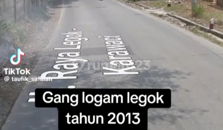 Turun Harga (Lagi) !!! Tanah di Pinggir Jalan Raya Legok - Karawaci, Dijual Murah di Bawah Pasar.... SHM...