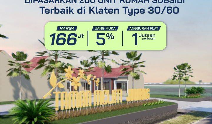 Rumah Subsidi Di Taman Melati Juwiring Klaten 1