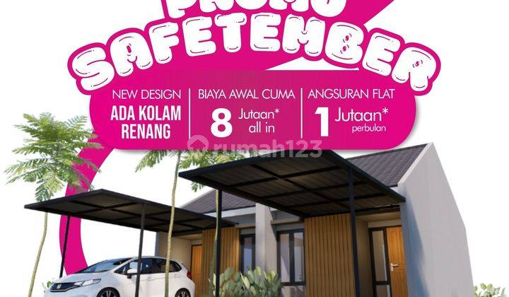 Promo Rumah 8 Jtan Fasilitas Kolam Renang Di Sukoharjo 1