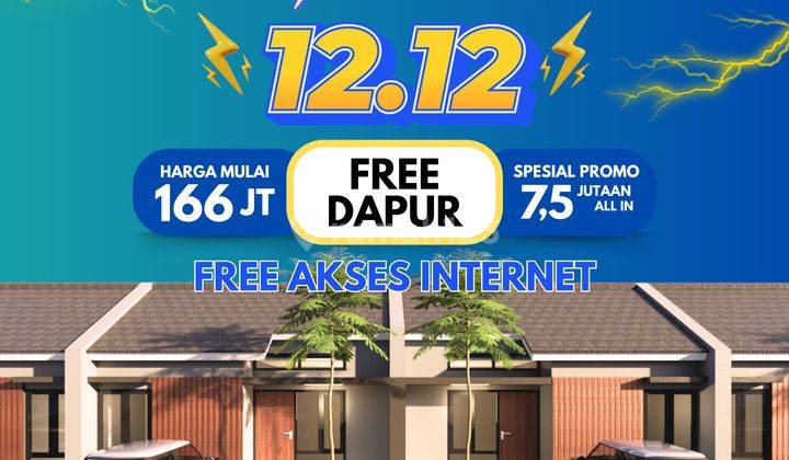 Rumah Diskon Up To 7,5 Jt + Free Dapur Di Gsp Mojopurno  1