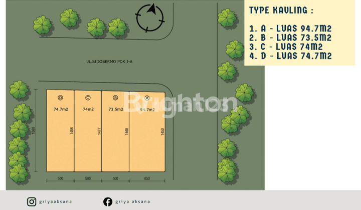 NEW GRESS RUMAH BARU JEJER LOKASI SIDOSERMO PDK !! 2