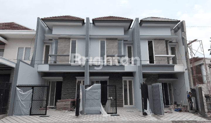 RUMAH 2 UNIT ON PROGRES NEW PROJECT DI SUTOREJO UTARA SURABAYA 1