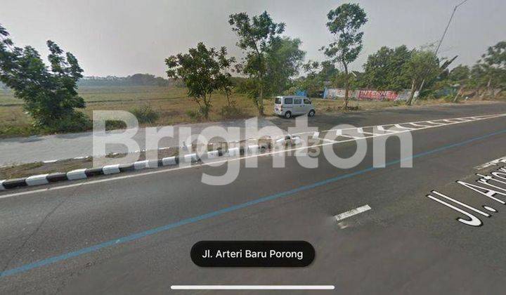 TANAH DI BAWAH HARGA PASARARTERI PORONG SIDOARJOJL. ARTERI SURABAYA-MALANG, (SEBERANGAN DGN SPBU PERTAMINA) 1