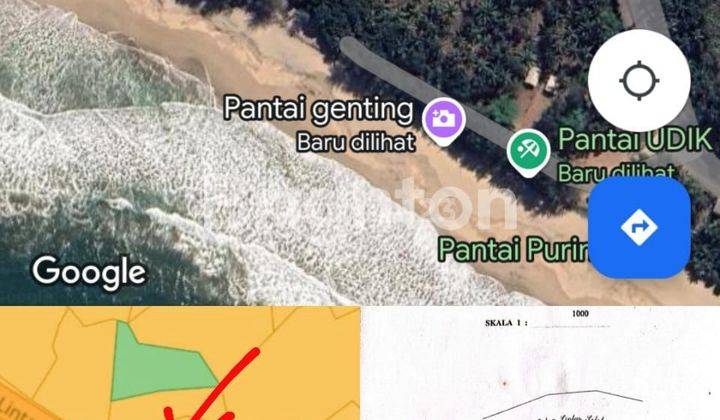 DIJUAL TANAH PACITAN PINGGIR JALAN, DEKAT PANTAI 1