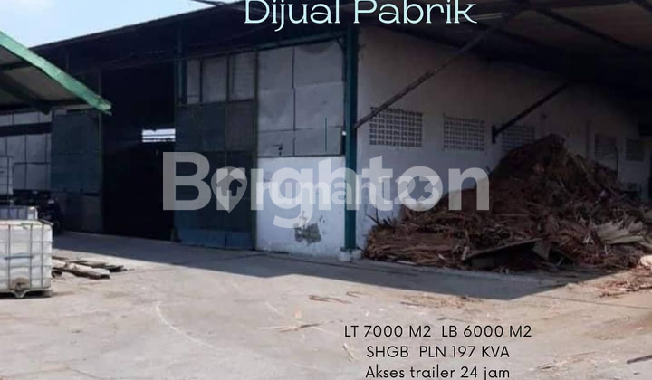 PRICE DROP !!! FACTORY FOR SALE LOCATED IN NGORO MOJOKERTO