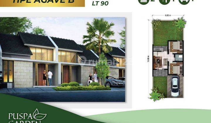 Puspa Garden Sidoarjo Ready Unit Utj 1 jutaan Libur bayar 1 tahun  segera Unit Terbatas 3