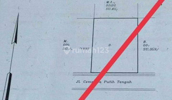 Rumah Hitung Tanah Murah Cempaka Putih Tengah Jakarta Pusat 2