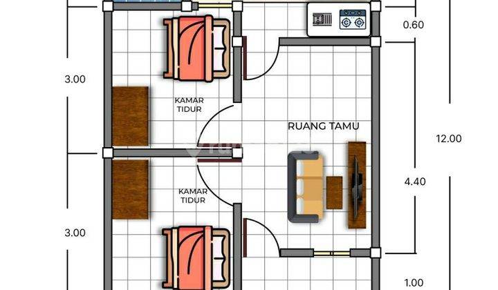 Rumah Baru Hanya 5 Juta All In,di Kerambitan Tabanan Batuaji Bali 2