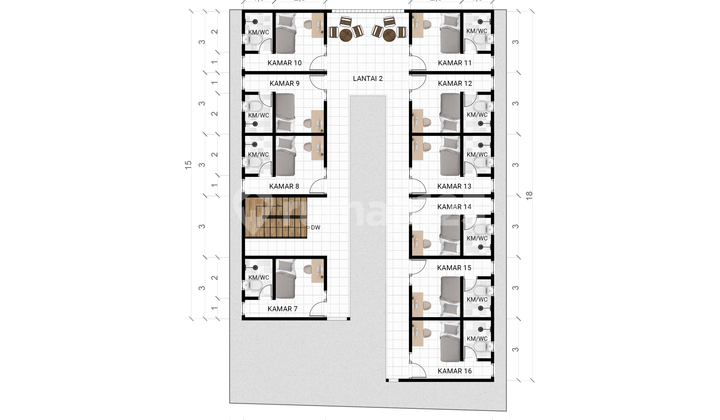 Dekat RSU Gramedika Dijual Kost Jogja Akses Mudah ke Kota