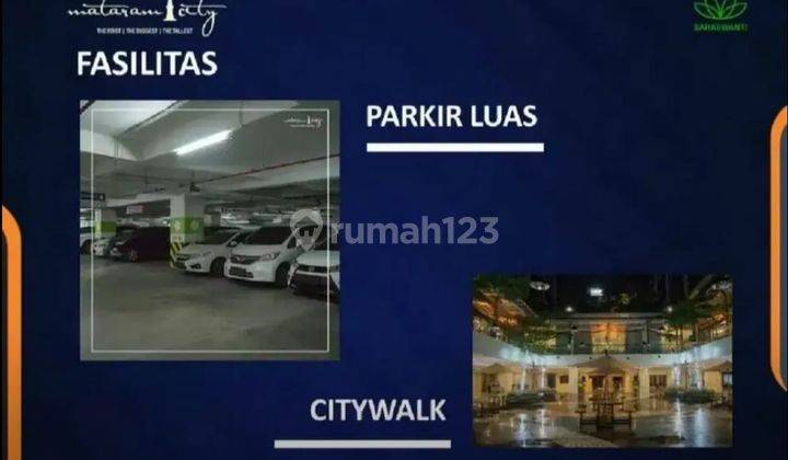 JUAL CEPAT FULL FURNISH APARTEMEN MATARAM CITY DEKAT PAKUWON MALL TERLUAS SE JOGJA