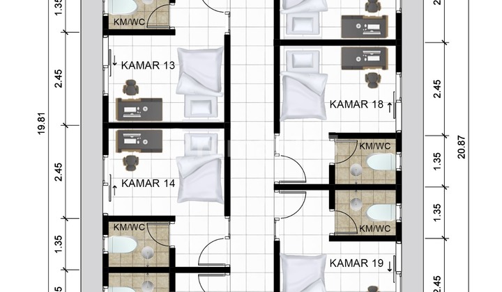 Near UGM 20 Exclusive Rooms Boarding House Jogja 2