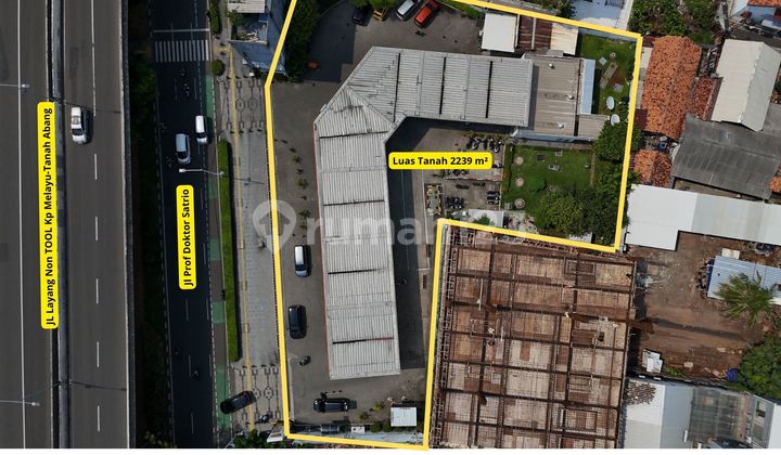 DIJUAL KAVLING KOMERSIAL 2,230M2 DI JL PROF DR SATRIO KUNINGAN JAKSEL 