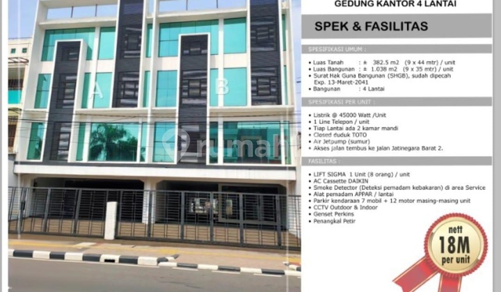 For Sale/Strategic Office Space – Jatinegara Office For Sale/Strategic Office Space – Jatinegara Office