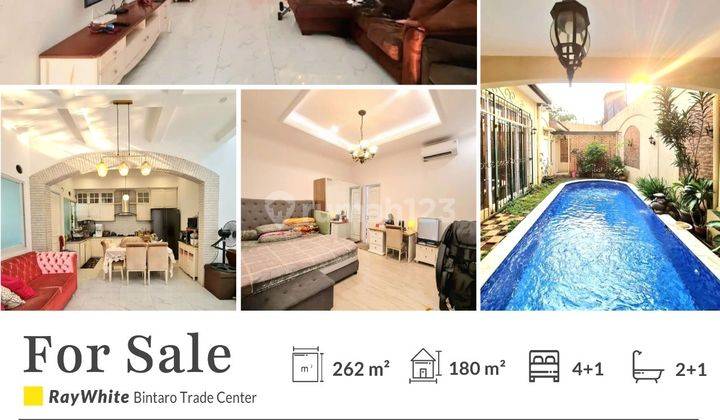 Dijual Rumah Modern Asri Ada Pool di Oriana Bintaro Sektor 9 1