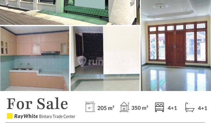 Dijual Rumah Luas 2 Lantai di Perum Cirendeu Ciputat  1