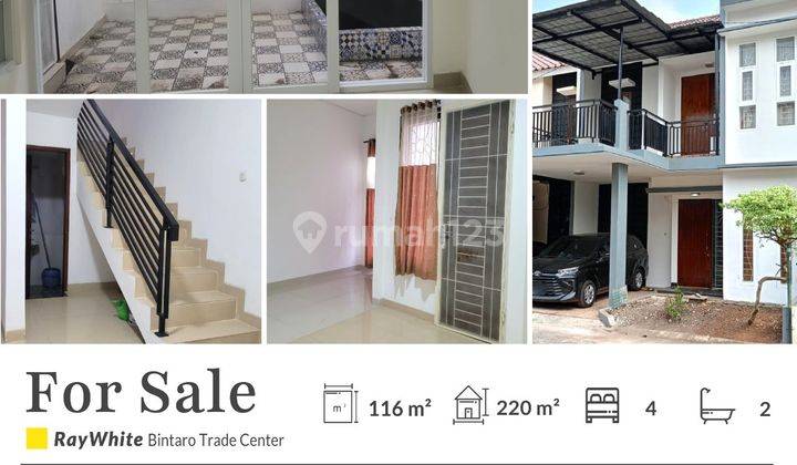 Dijual Rumah Minimalis One Gate System di Deplu Cipadu Raya 1