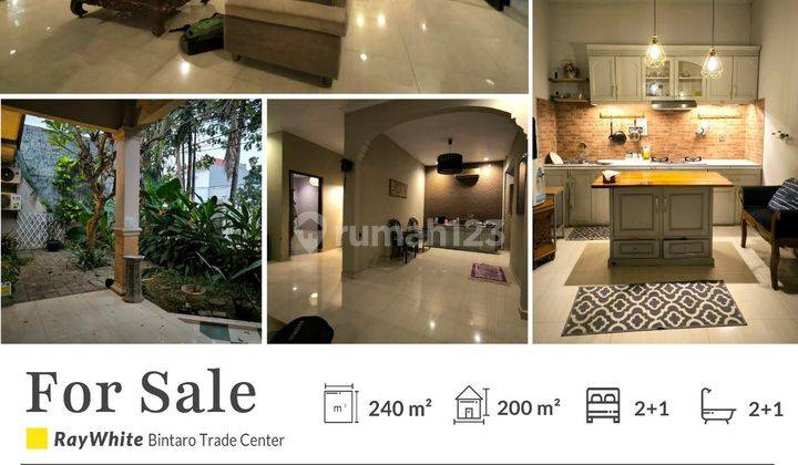 Dijual Rumah Strategis Dekat Jalan Villa Melati Mas Bsd 1