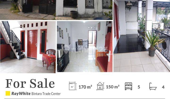 Dijual Rumah Hook 2 Lantai di Perumahan Ciputat Baru  1