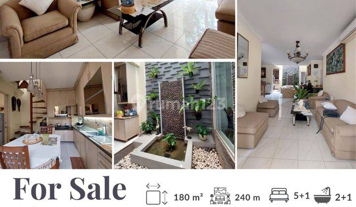 Dijual Rumah 2 Lantai Modern Semi Furnished di Senayan Bintaro  1