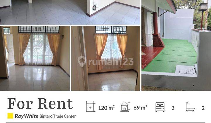 Disewa Rumah Murah Bagus di Maleo Bintaro Sektor 9 1