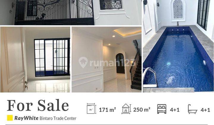 Dijual Rumah Mewah Ada Pool di Kav Hankam Joglo Jakbar 1