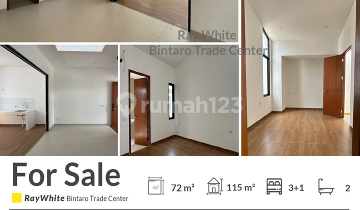 For Sale! Rumah Baru Siap Huni di Pondok Ranji - Harga Nego! 2