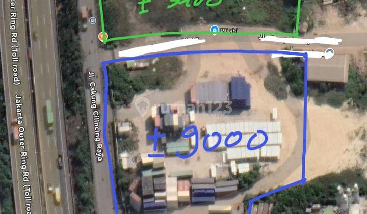 Tanah Cakung Cilincing Lokasi Strategis Luas 3400m2 & 9000m2 1