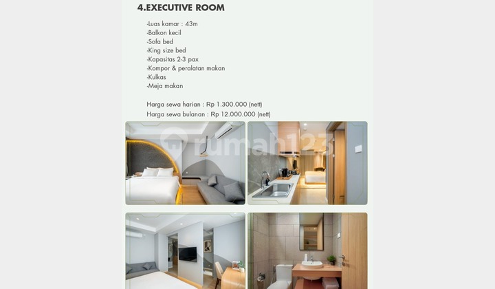 For Rent New Apartment In Antasari Type Studio Executive