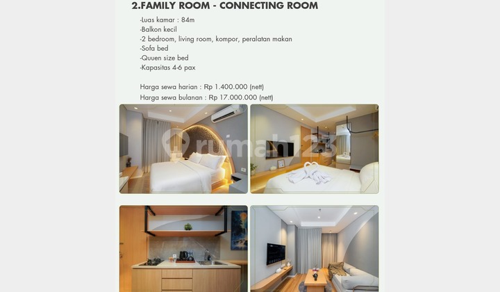 For Rent New Apartment In Antasari Type Studio Family Room