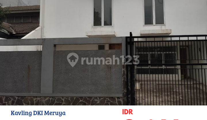 Tan002 Rumah 2 Lantai di Kavling Dki Meruya Utara Kembangan Jakarta Barat