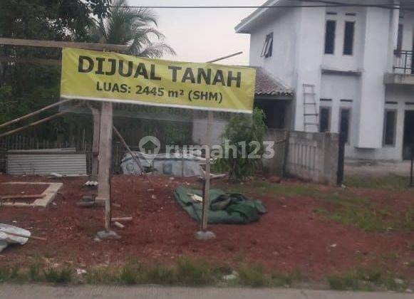 Termurah kavling tepi jalan raya‼️ permeter hanya 1jt, Sisi Belakang Nempel dengan Wisata Situ Pasir Maung 2