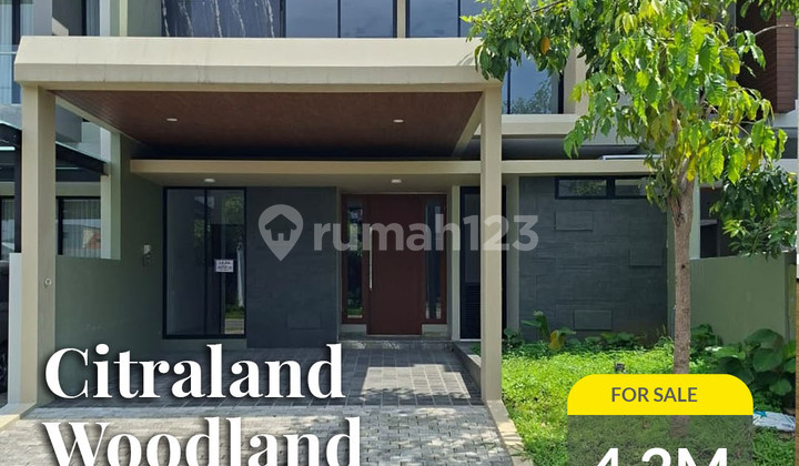 Rumah Dijual Baru Citraland Woodland Surabaya Barat