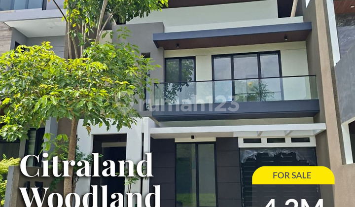 House for Sale Citraland Woodland West Surabaya Brand New House