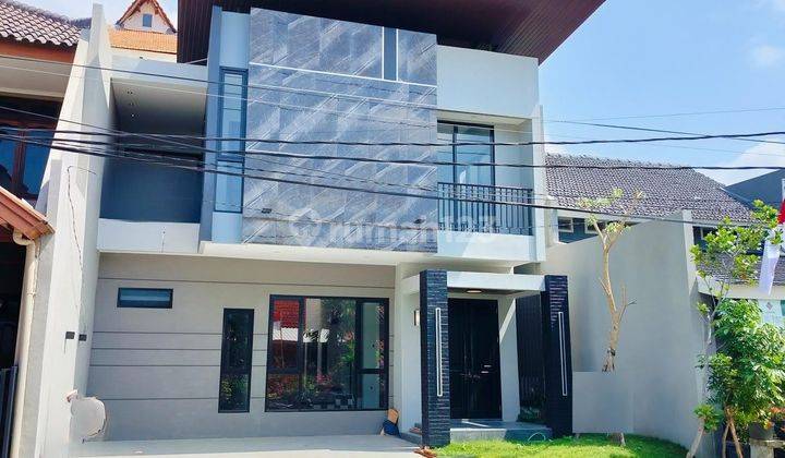 Rumah Dijual Gayungsari Barat Surabaya Selatan Siap Huni Tropical Modern 1