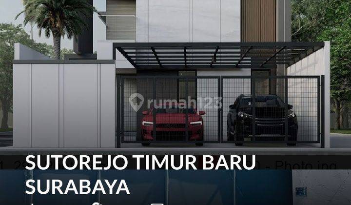 Rumah Dijual Baru Gress Sutorejo Indah Modern Tropical Surabaya 1