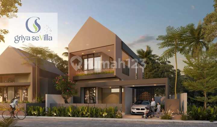 Rice Field View House in Mijen, Semarang 1