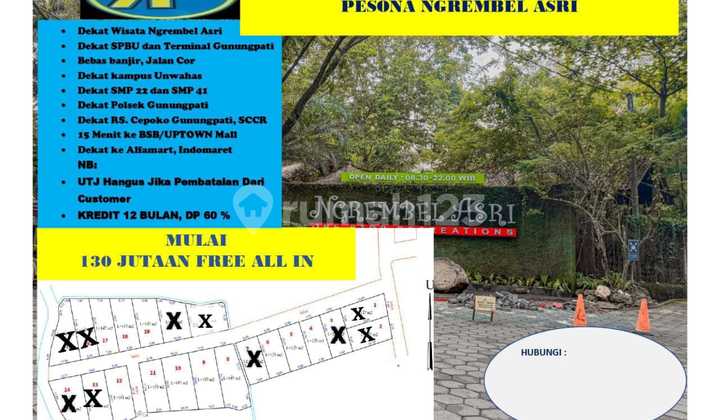 Tanah Bisa Tempo 18 Bulan Free Biaya Di Gunung Pati 1