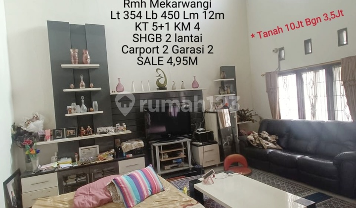 Langka! Jarang Ada! Rumah Mewah Mekar Wangi Harga Termurah Tanah @9Jt !! 2