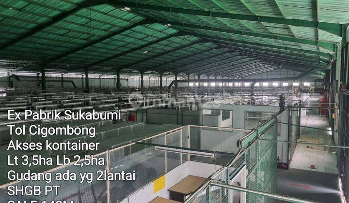 Pabrik Sukabumi dekat TOL Cigombong  1
